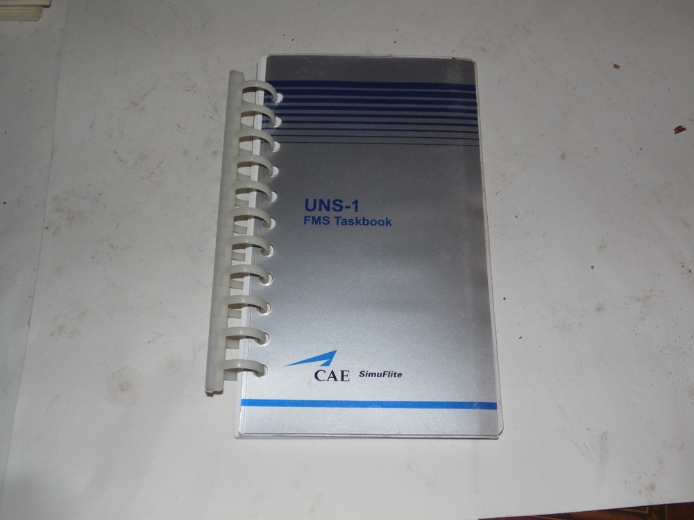 CAE UNS-1 FMS Taskbook  Training Manual 2004
