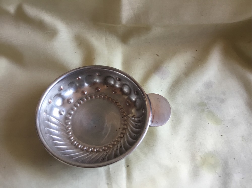 French Silver plate Wine tasting bowl or cup
