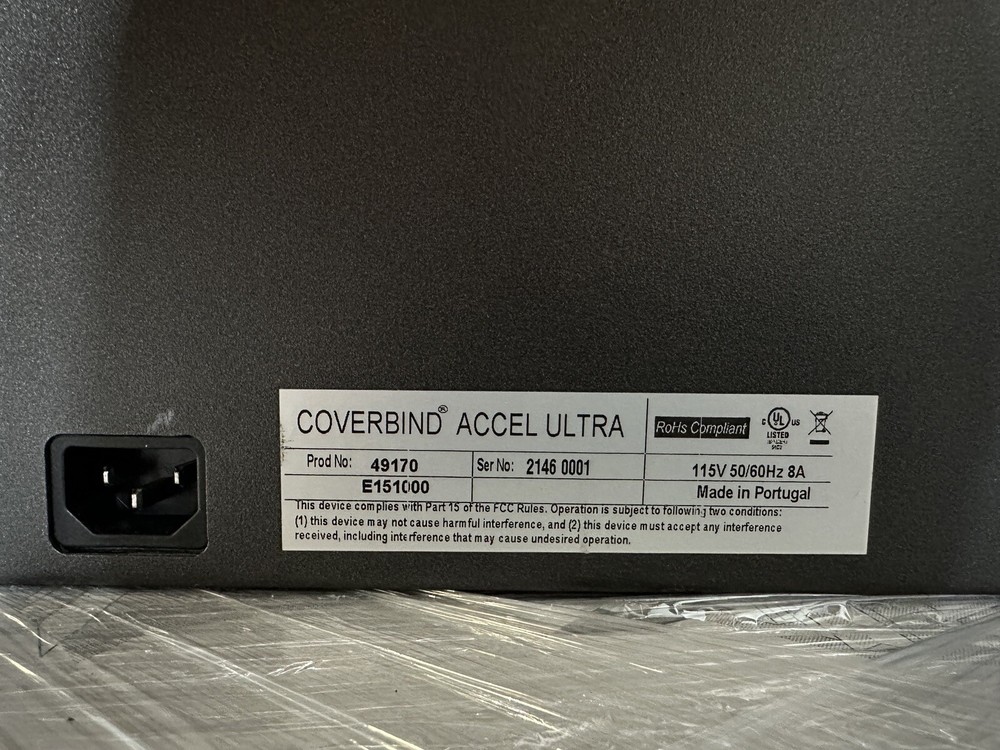 Coverbind Accel Ultra Automatic Thermal Binding Machine
