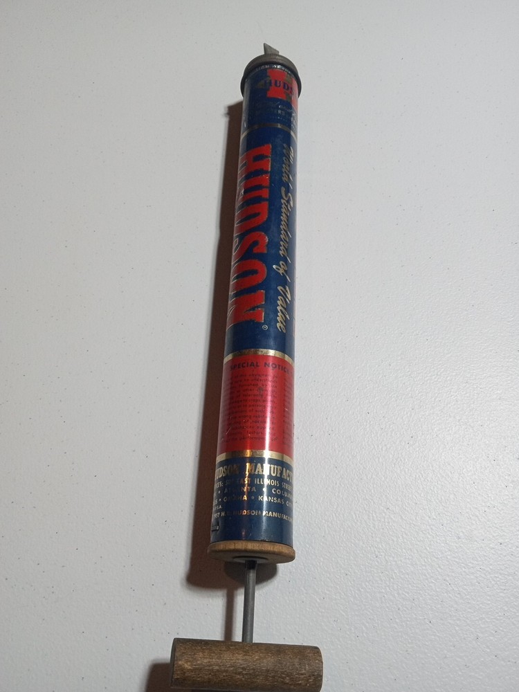 Vintage Hudson Sprayer Wood Handle 1957