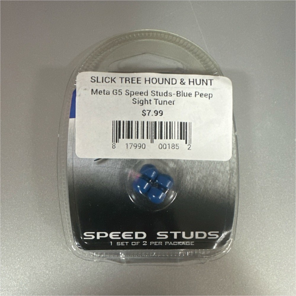 G5 Outdoors Meta G5 Speed Studs Peep Sight Tuner Blue Easy Install #185