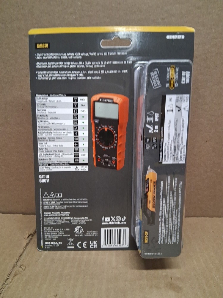 Klein Tools Electrical Test Kit # 25kit1