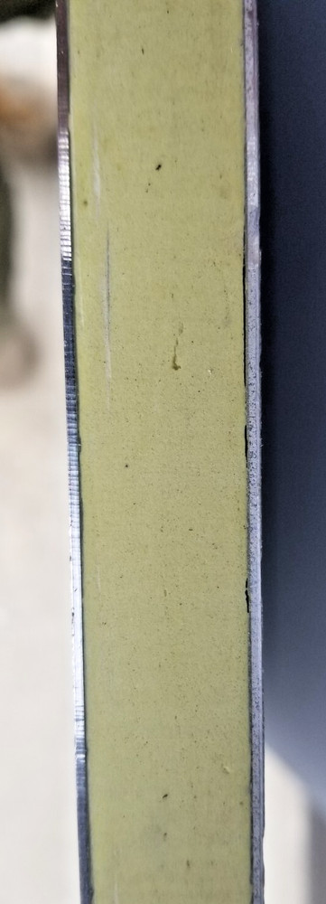 Honeycomb Aluminum Sandwich Panel 47.5" X 21.75" Lightweight, Structural