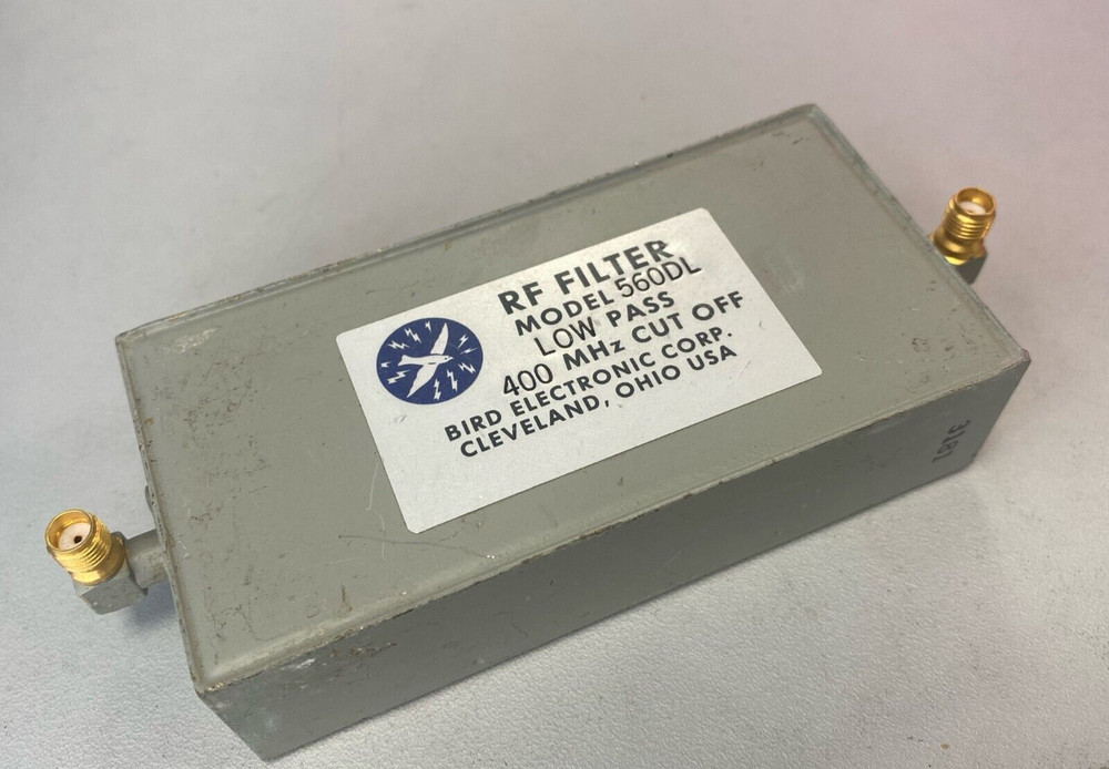 LOW PASS FILTER 400 MHz LOSS 0 db 560DL