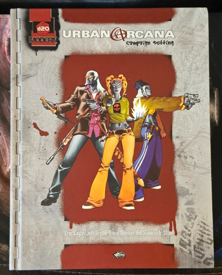 D20 Modern RPG URBAN ARCANA CAMPAIGN SETTING (Hardback) WOTC