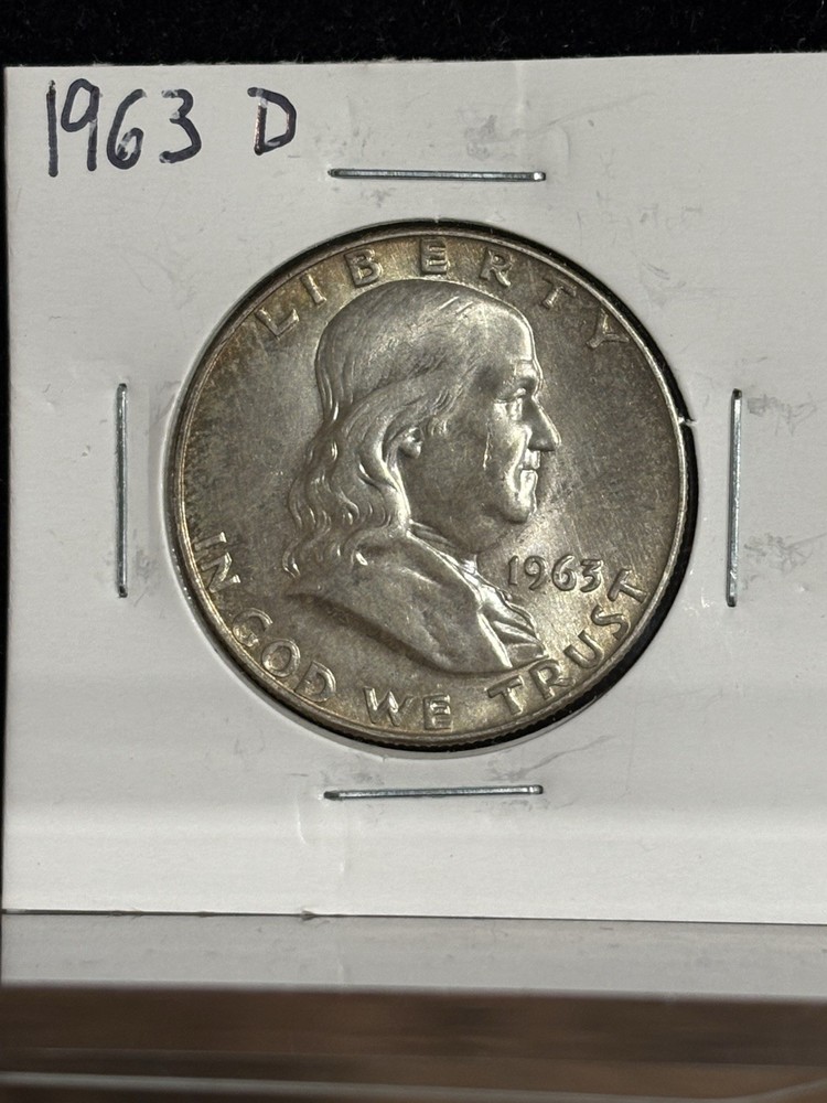 1963 D Franklin Half Dollar AU