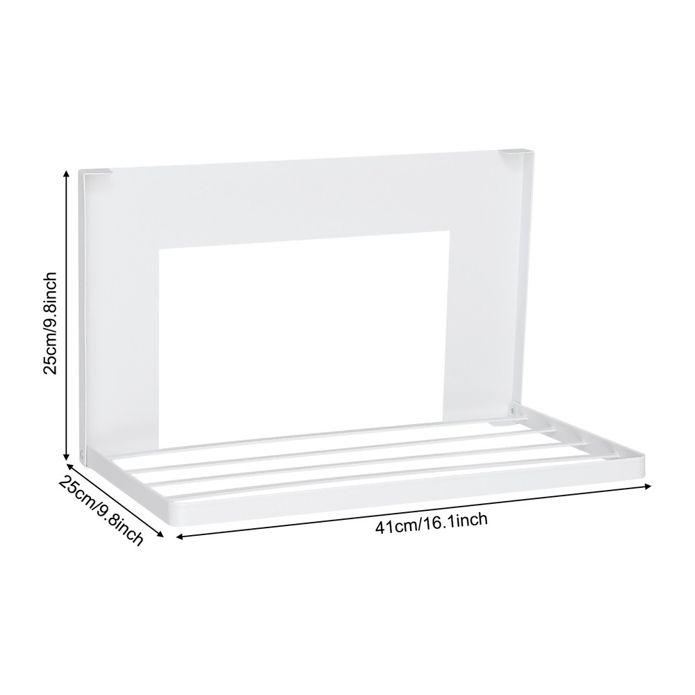 Magnetic Folding Shelf - Space-Saving Rack for Washing Machine & Fridge