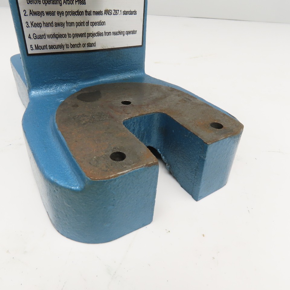 Model No. 0 Arbor Press C-Frame Assembly Replacement 3" Throat