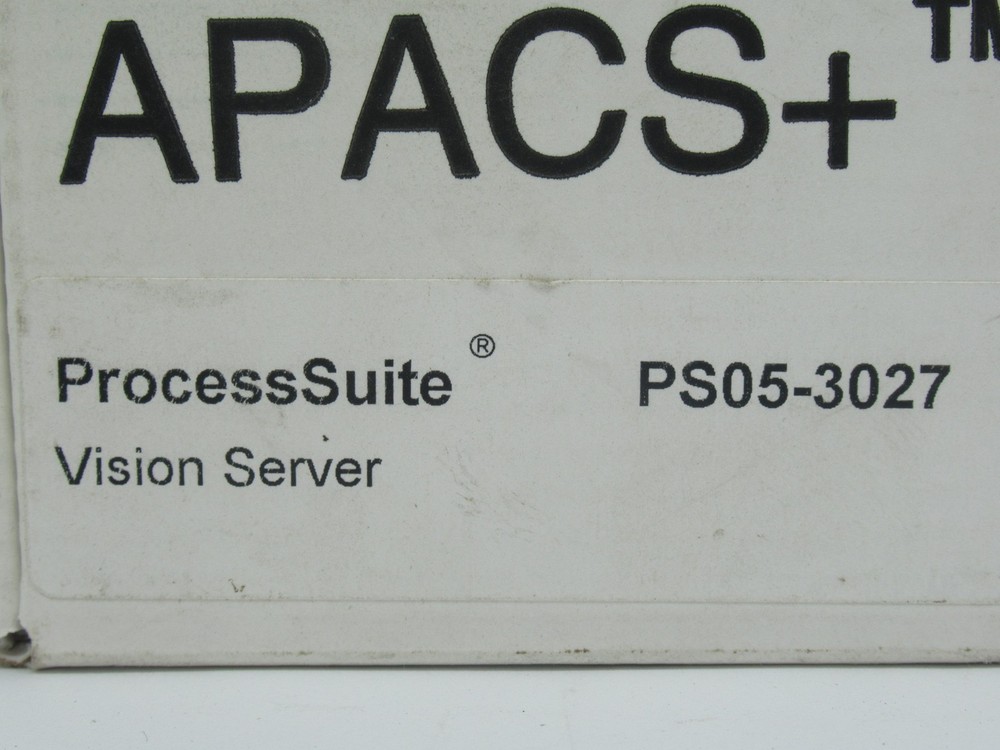 Siemens PS05-3027 APACS+ Process Suite Vision Server Software NEW