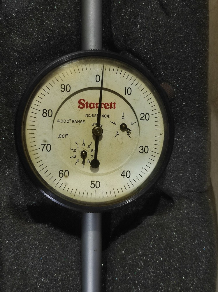 Starrett 655-4041J Dial Indicator 6554041 4.000” Range