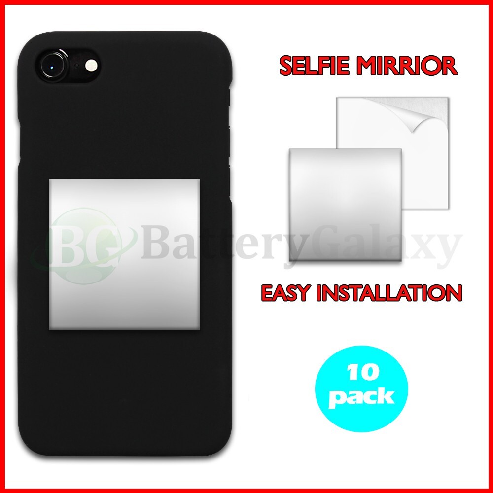 10X Selfie Small Phone Mirror Square 2" for Apple iPhone 16 / iPhone 16 Plus