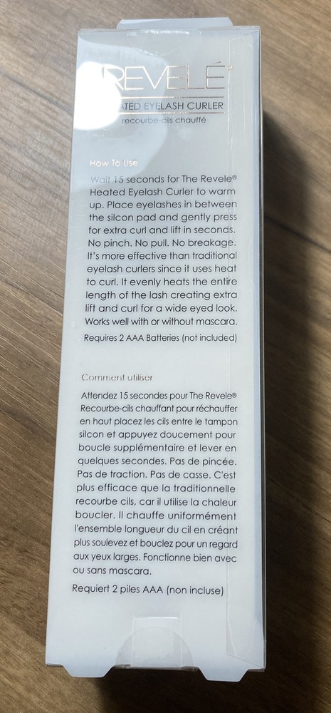 Revele Heated Eyelash Curler. New In Box