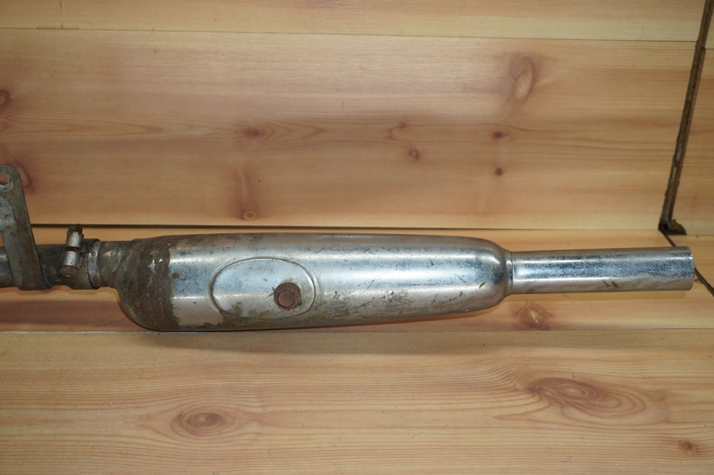 1950 - 1960 Triumph Left Side Exhaust Muffler Header Head Pipe
