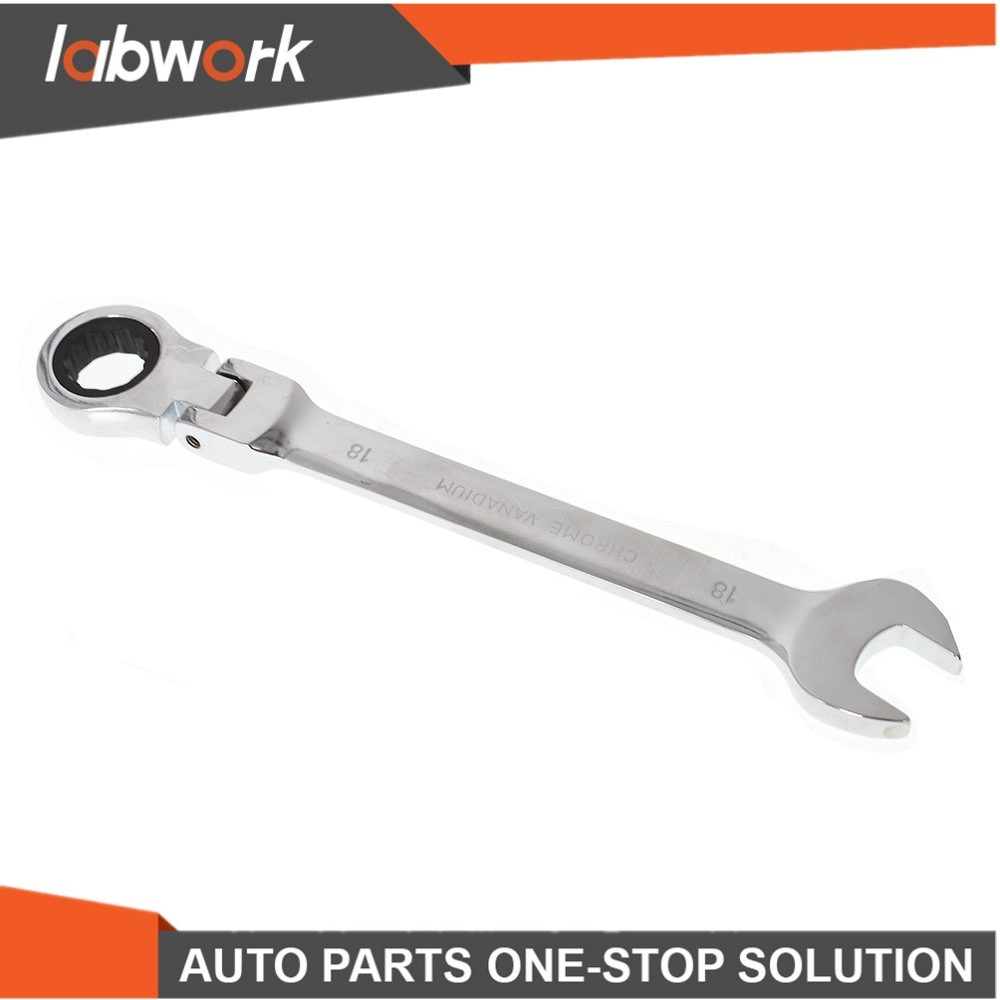 Labwork 12Pcs Reversible Ratchet Wrench Ratcheting Socket Spanner Nut Tools