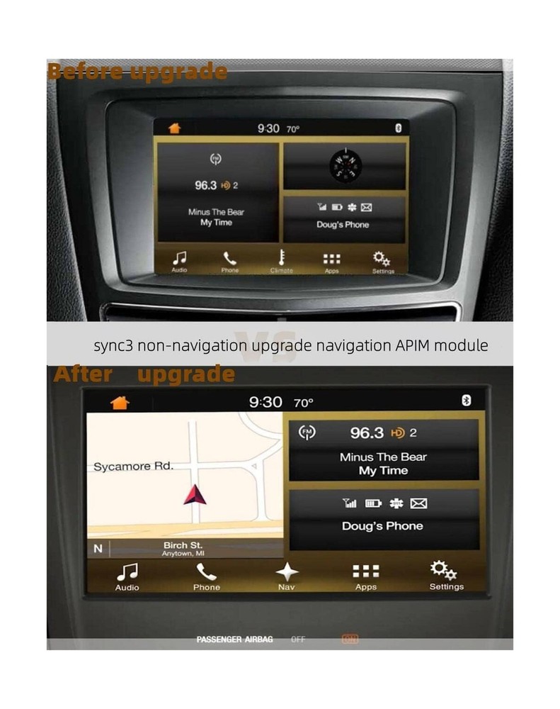 for SYNC3 APIM Module, SYNC3 APIM Module 2024 Latest NA 222 Map Support Apple...