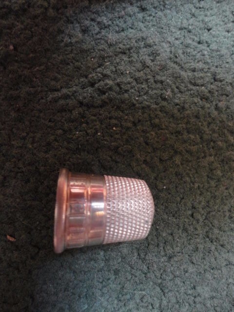Sterling Silver Thimble #10 Vintage