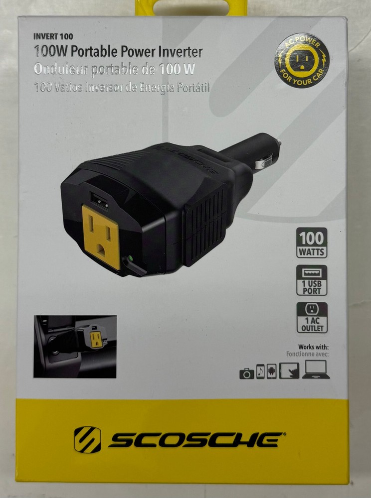 Scosche "100W Portable Power Inverter" (PI100CL)