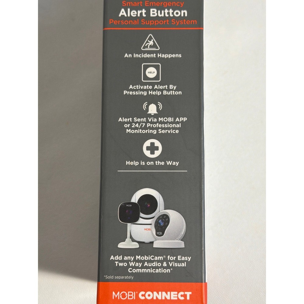MOBI Technologies Smart Emergency Alert Button Personal Support System #70278