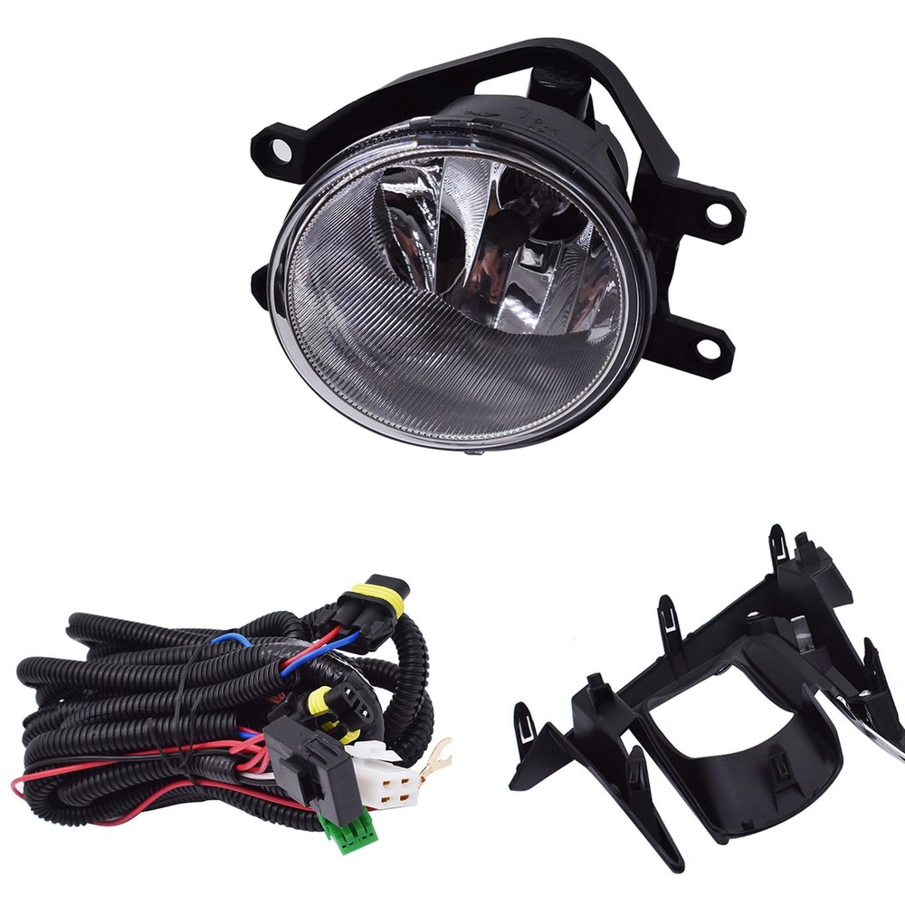 2-Pack Fog Light Assembly Replacement with Bulbs Harness Switch Kit 2018-2019