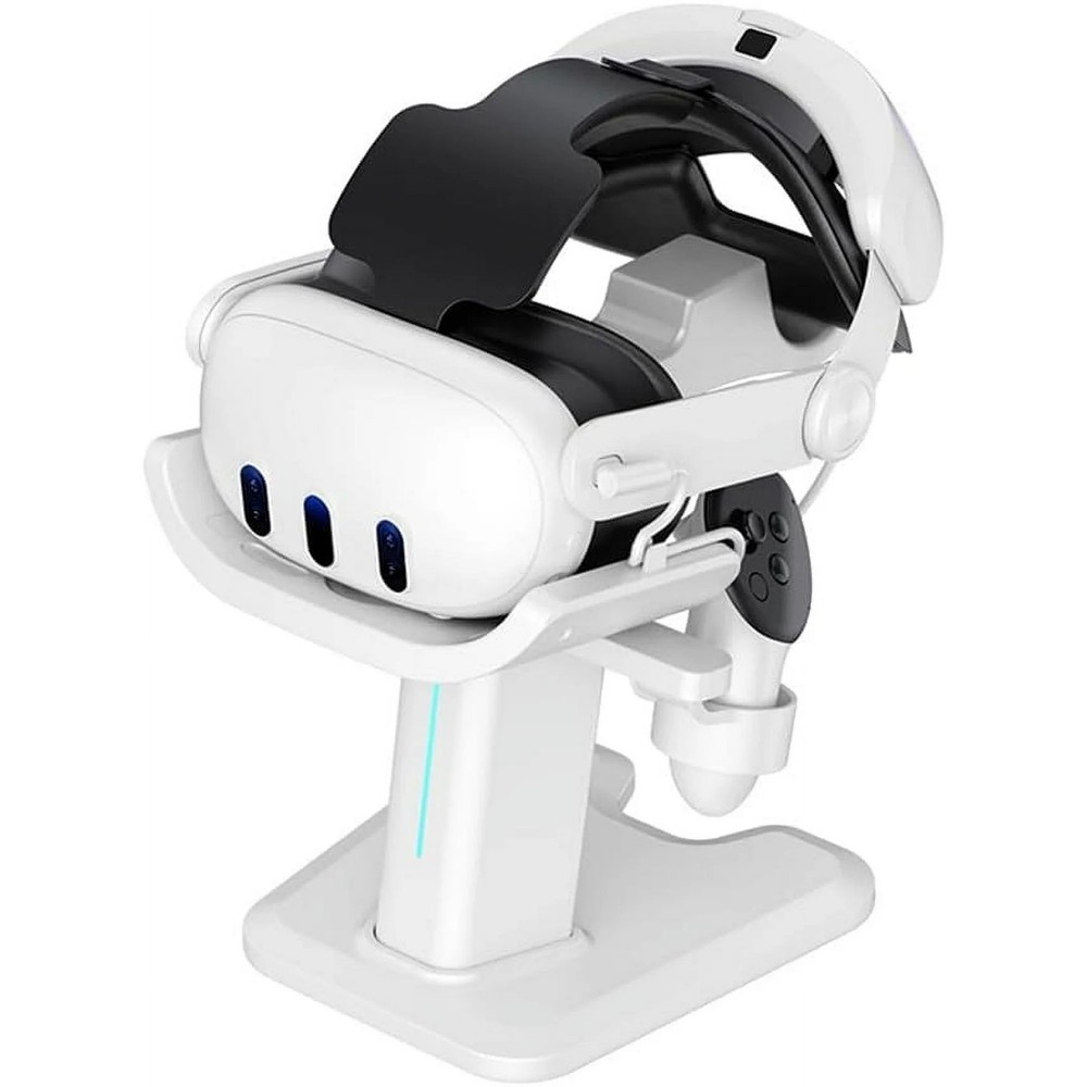 Charging Base & Display Stand for Meta Quest 3 with RGB Light