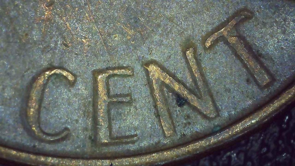 1979 D Lincoln Penny error repunched mintmark