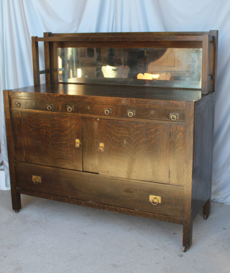 Antique Mission Oak Sideboard – Original finish