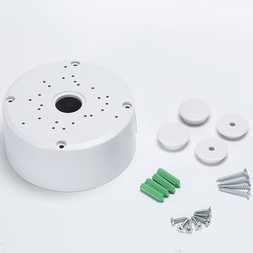 Universal Bullet Security Camera Junction Box Mount Bracket Plastic Rainproof...