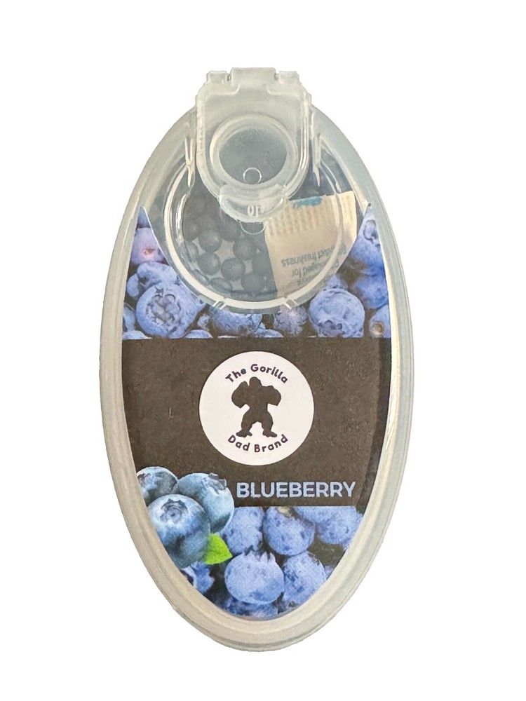 100 count Blue Berry burst beads (1 - Pack)
