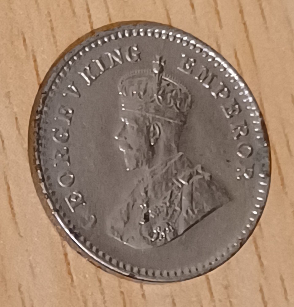 India British Half Anna Coin 1933
