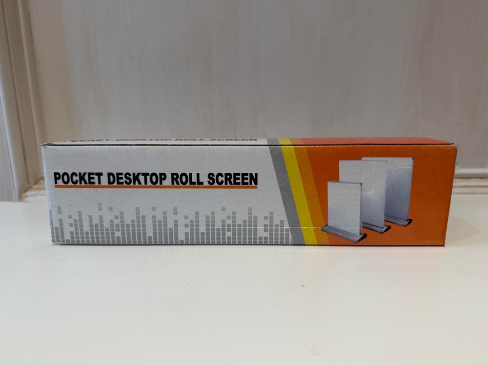 Pocket Desktop Roll Screen 8 x 11 NIB