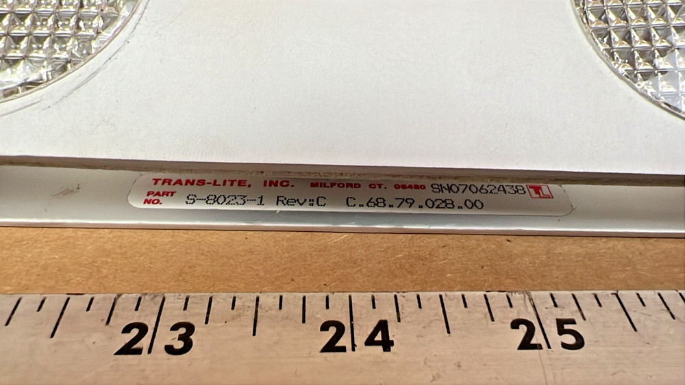 Trans-Lite Indicator Light P/N S-8023-1