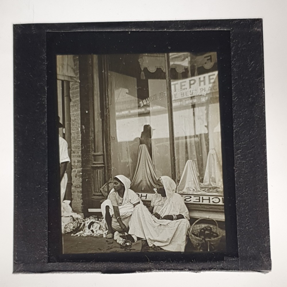 Vintage Antiq Magic Lantern Glass Slide