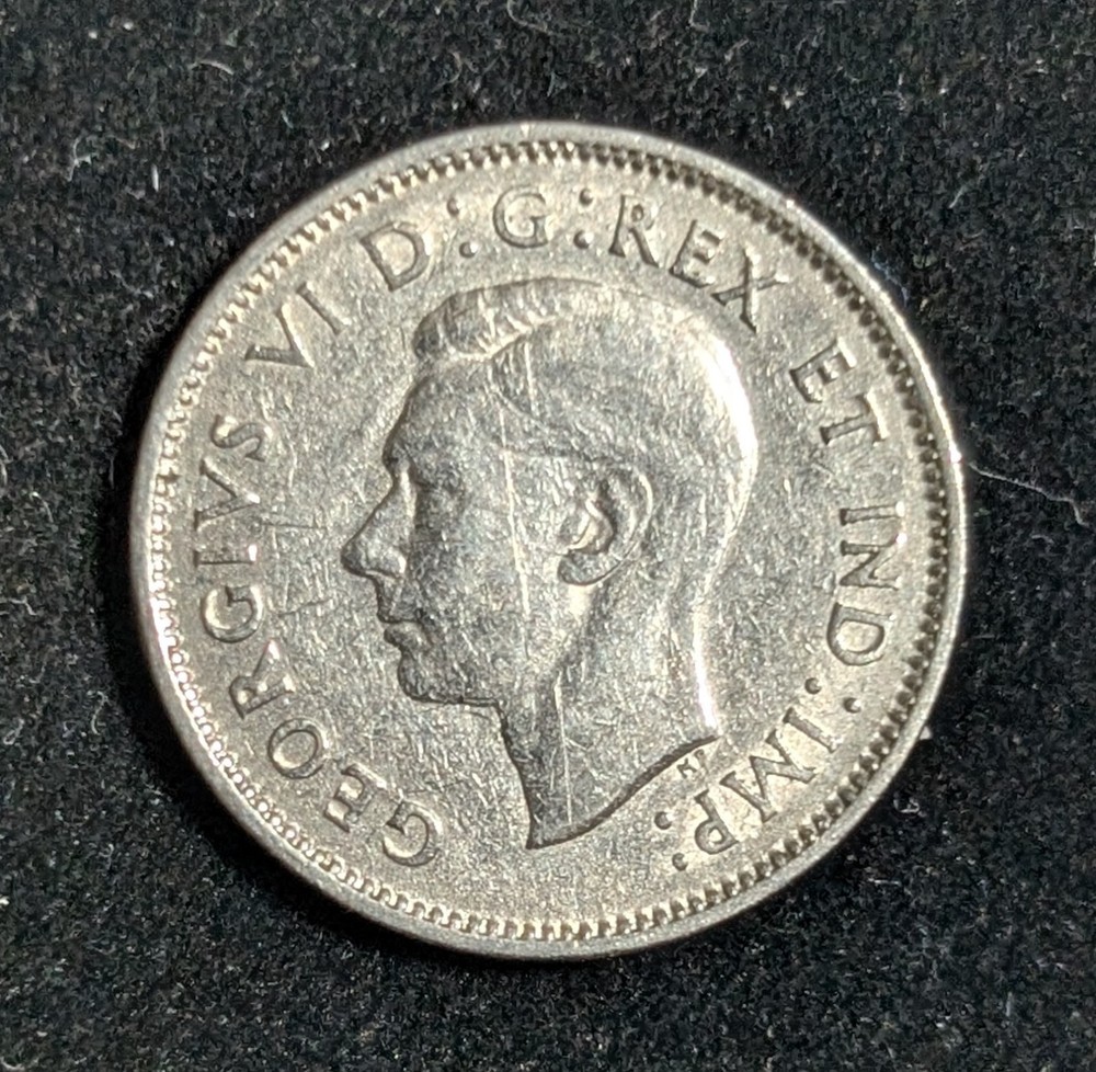 1940 Canada 5 Cents Circulated KM# 33