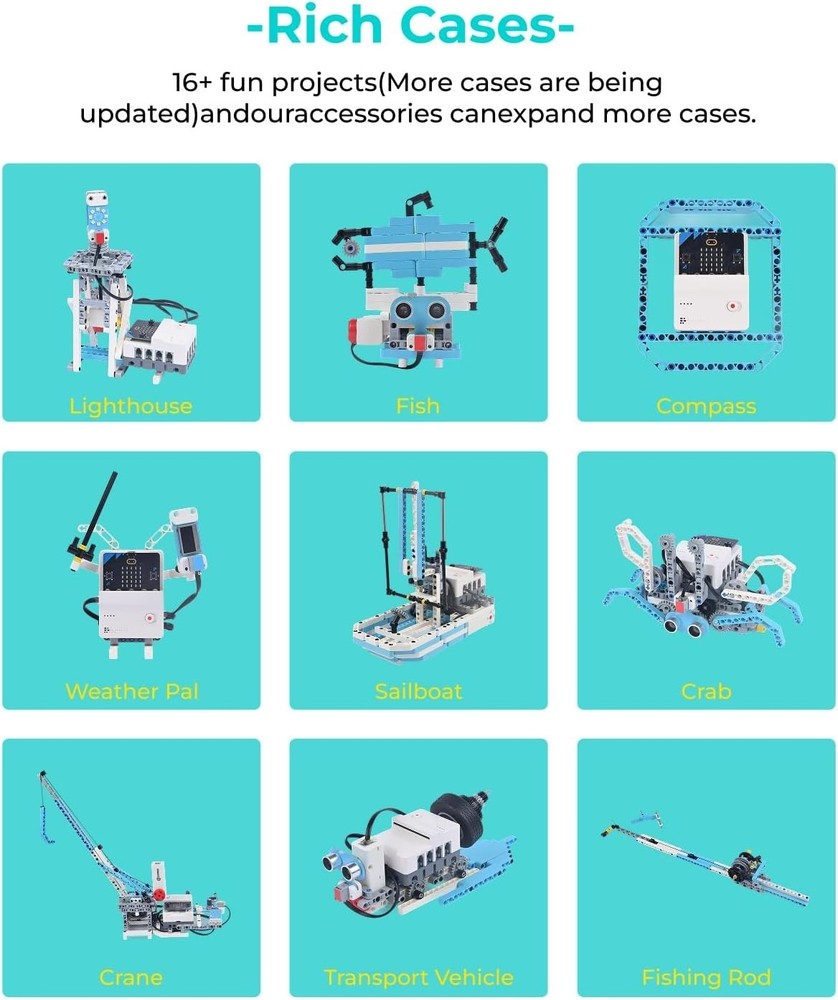 ELECFREAKS Micro:bit Ocean Kit with Nezha Pro Expansion Board with 16+ Makecode