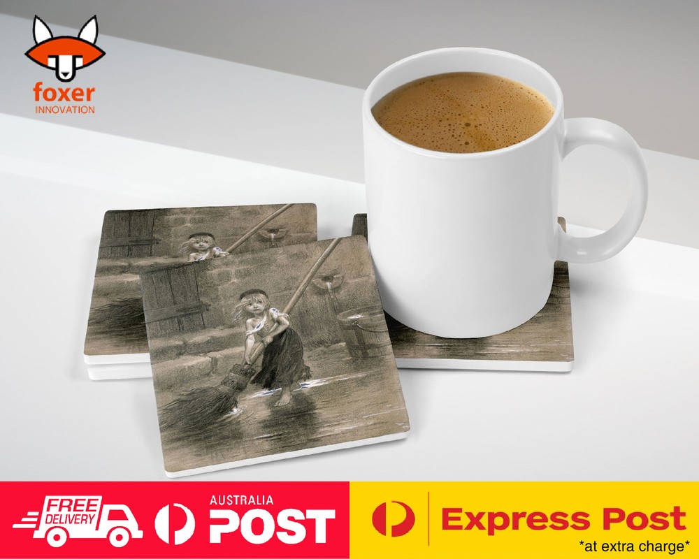 COASTER COFFEE DRINKING MAT|LES MISERABLES SKETCH ART #3