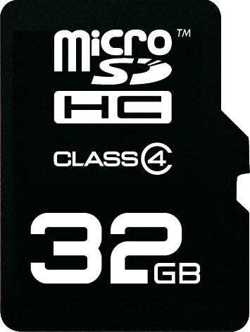 MicroSD HC Memory Card + Adapter 32GB Silver (MP3-MP4) EMTEC