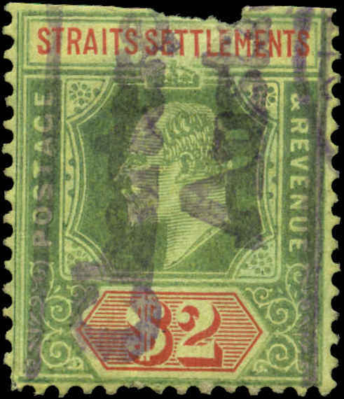 Straits Settlements Scott #126 Used