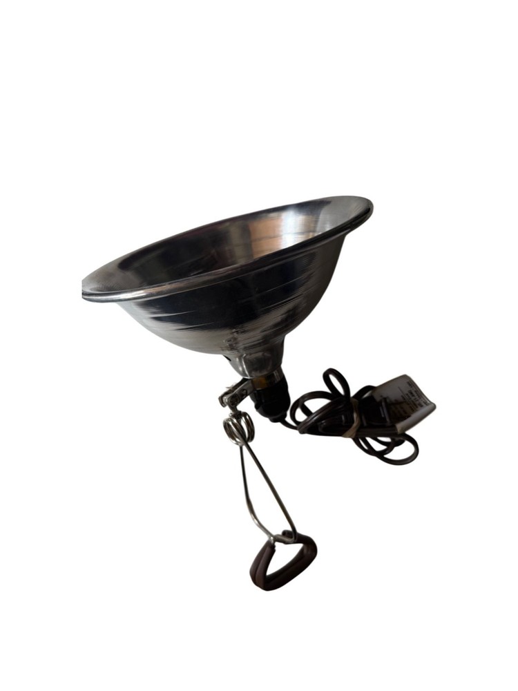 Silver Work Light Clamp 150 Watts With Long Cord