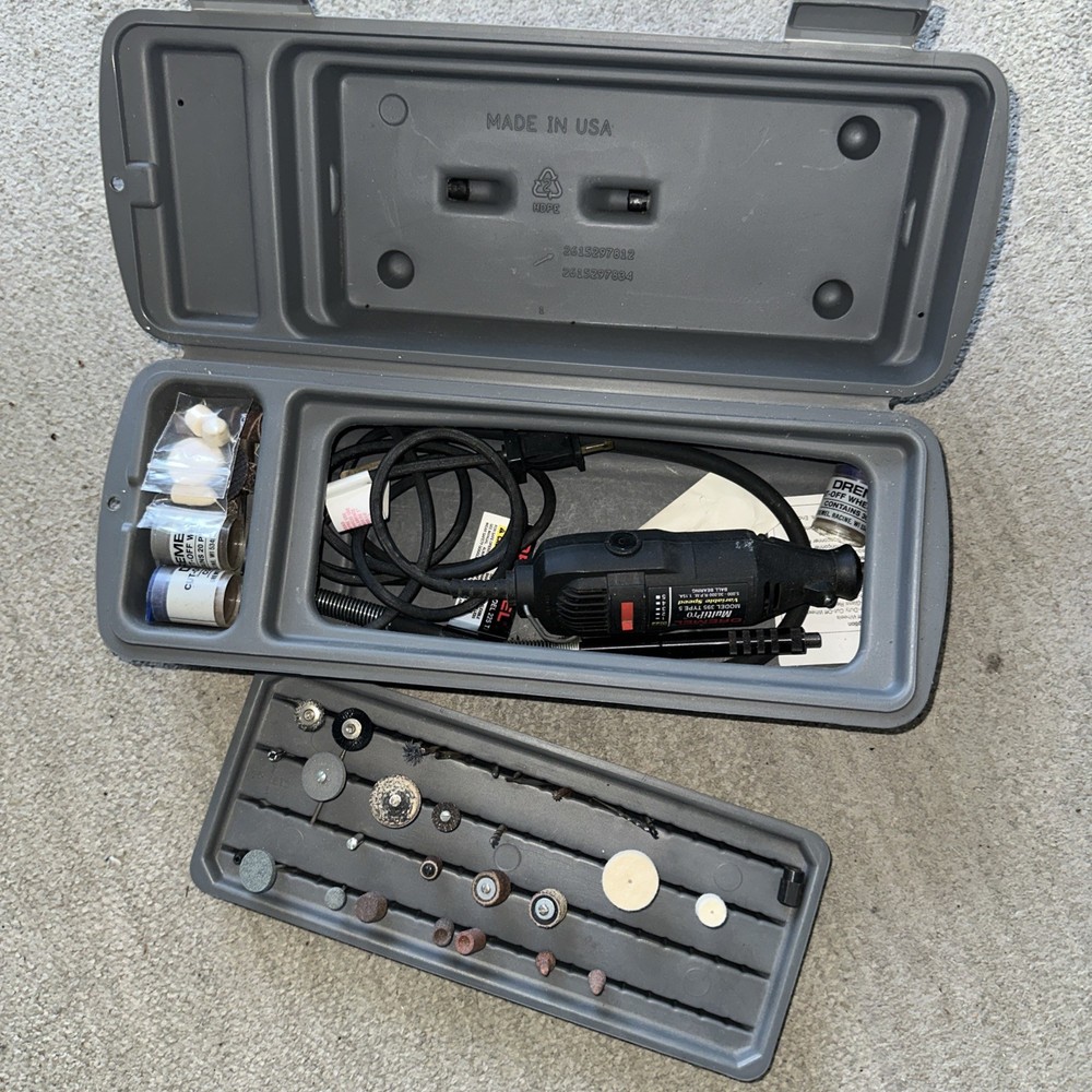 Dremel Multi-Pro Model 395 Type 5 Kit w/ Flex Shaft & Attachments / Tools + Case