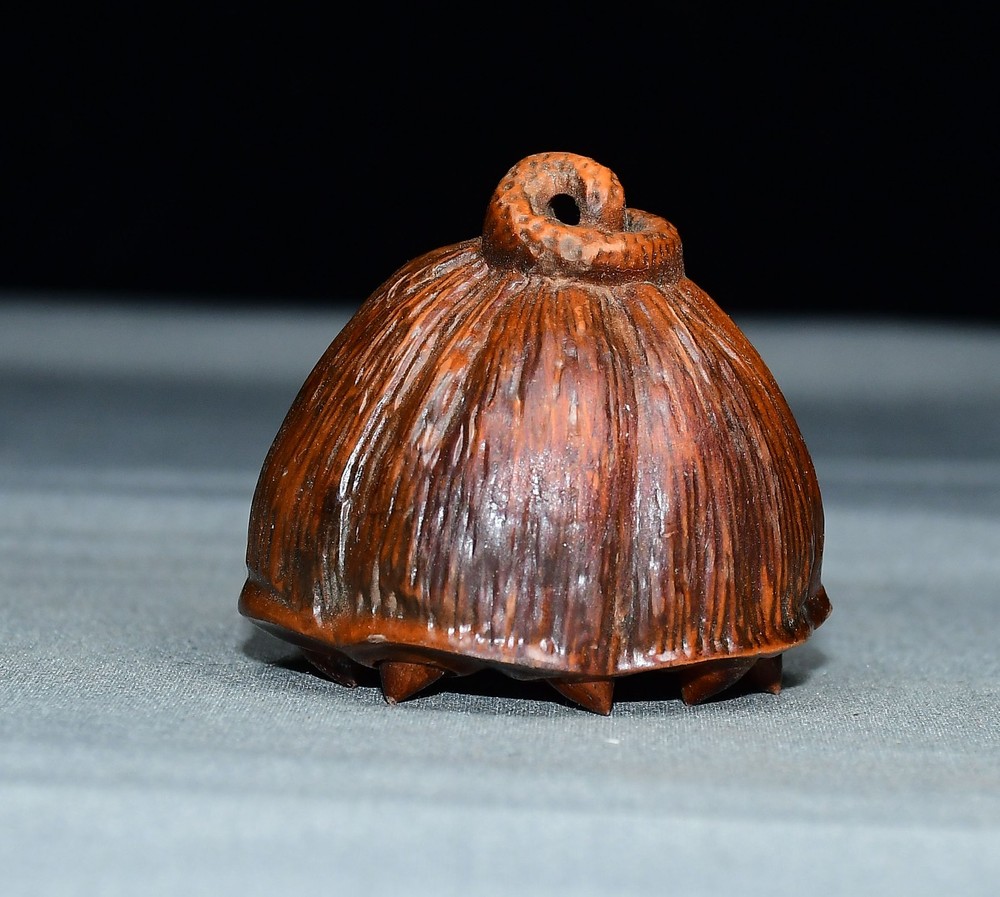 Exquisite Small Leaf Boxwood Lotus Canopy Handle