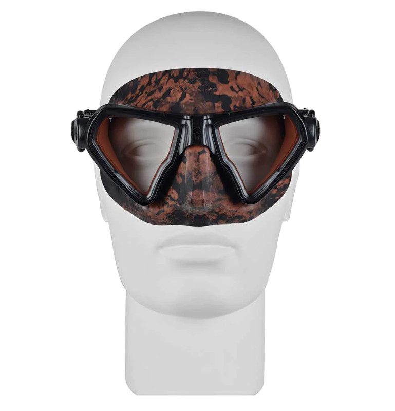 H. DESSAULT ELEMENT MASK WITH CAMERA MOUNT (FIRE CAMO - RED)