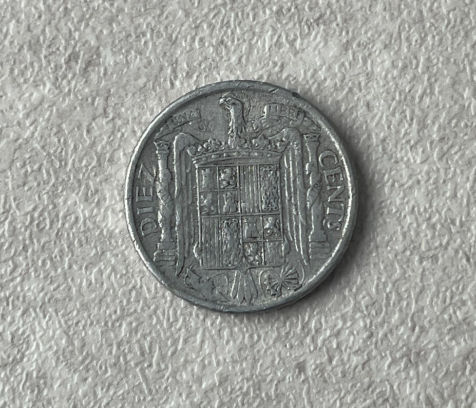 1945 Spain 10 Centimos L2