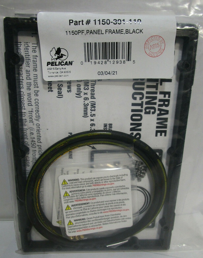 Pelican 1150PF Special Application Panel Frame Kit