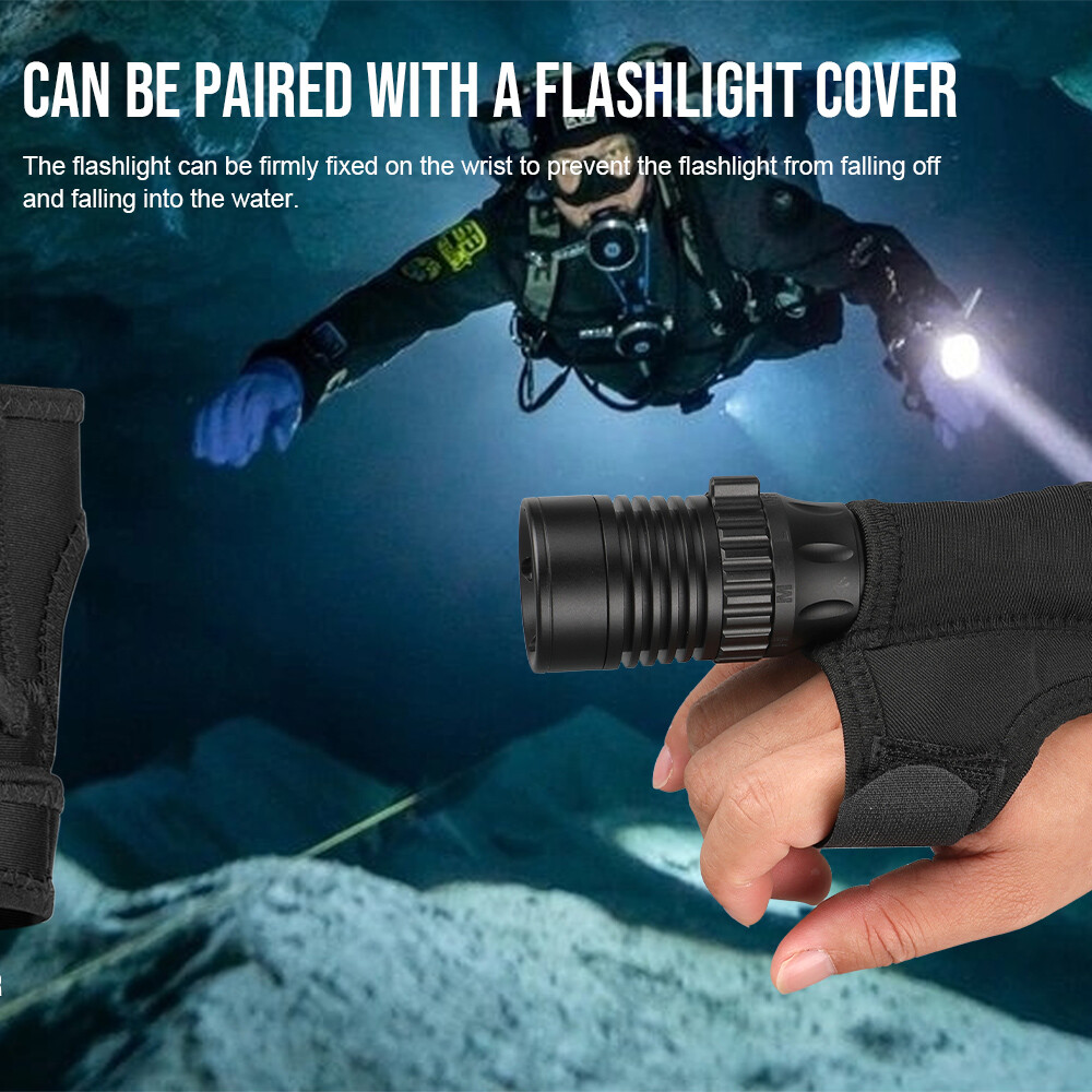 Trustfire DF007 Diving Flashlight 3350 Lumen 100Meter 3 Modes Scuba Dive Light