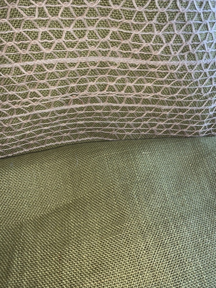 MAX STUDIO Table Runner Farmhouse Burlap Accent Sage Green Lined 6ft