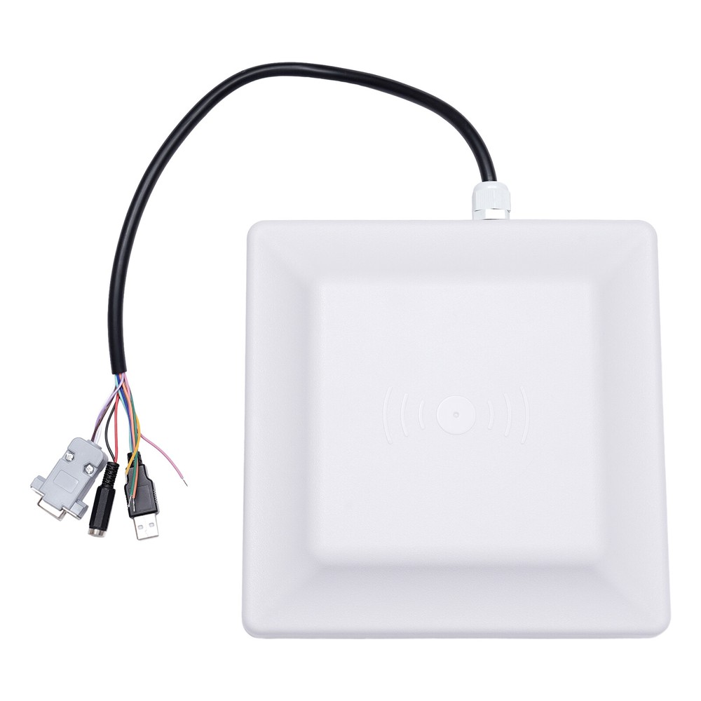 UHF RFID Long Range Card Reader Antenna Parking System Access Control 5M 8dbi