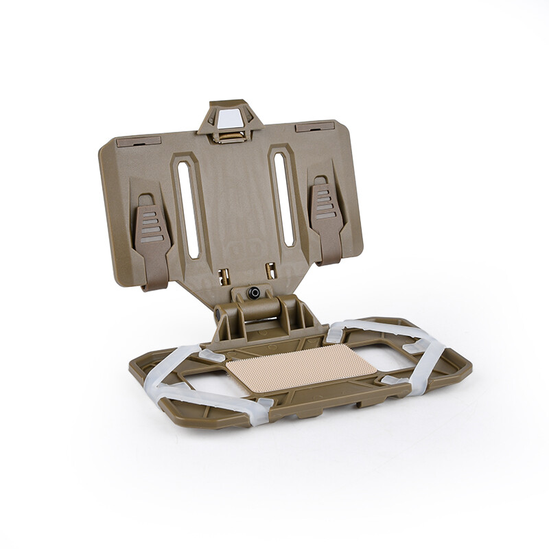 Folded Tactical Vest Front Molle Admin Pouch Navigation Board Phone Flip Holder