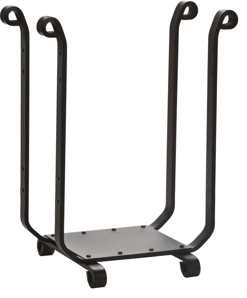 Dagan Black Log Rack, 18.5in. x 13.25in.