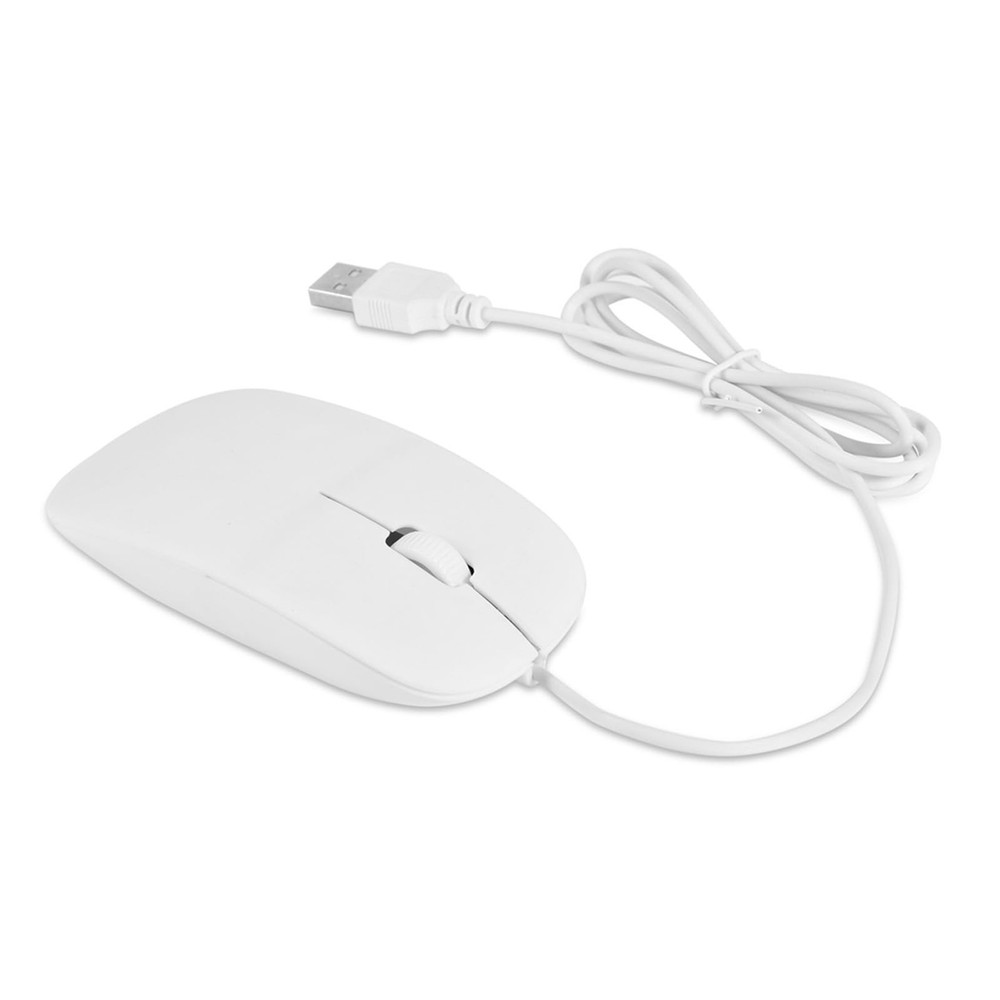 Wired Keyboard and Mouse, Ultra-Thin USB Keyboard Optical Mouse Set ComboFull...