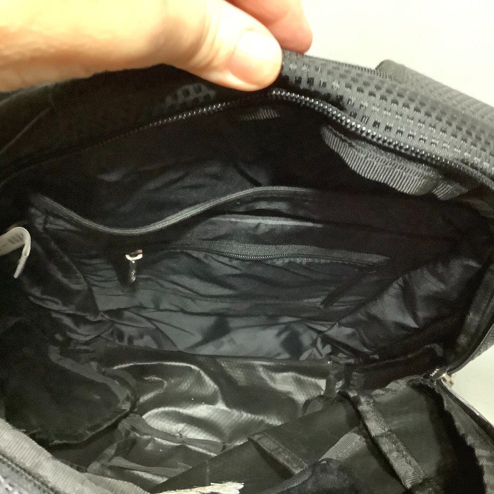 Oakley #92604 Backpack Black Labatt Blue Imported Embordered Front 18" x 12"